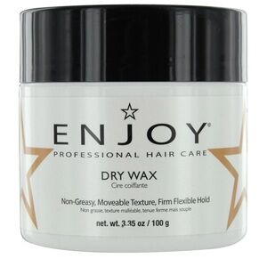 ENJOY PROFESSIONAL HAIR CARE DRY WAX -‎ ORIGINAL WHITE CONTAINER 3.35 OZ NEW
